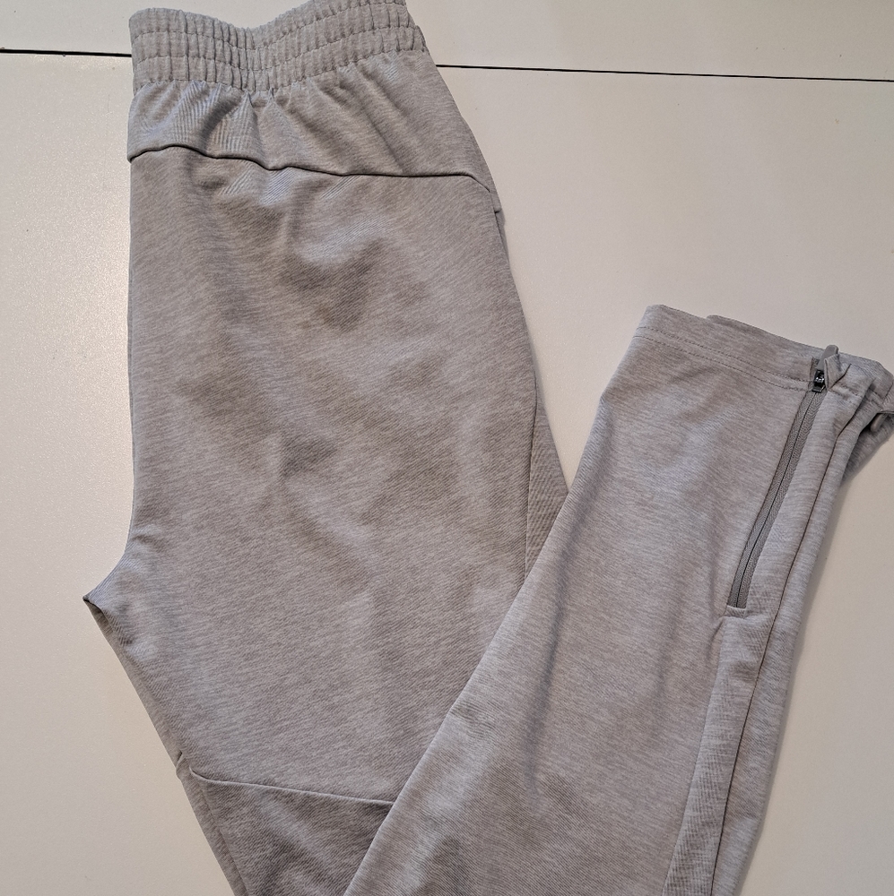 Boys lightweight shiny Light Grey jersey joggers from Old Navy